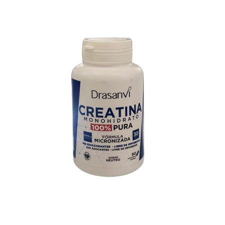 Creatina Monohidrato 100% Pura 90 Comprimidos - Drasanvi