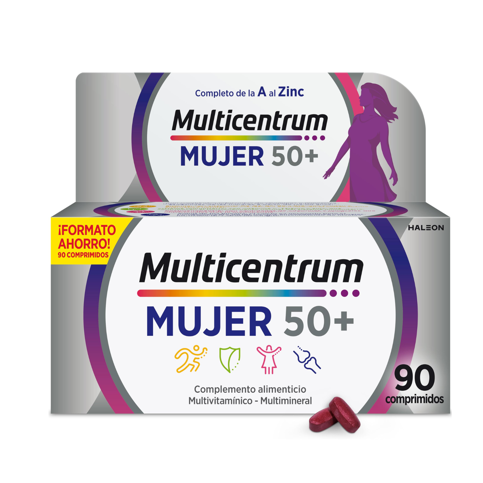 MULTICENTRUM MUJER +50 90 COMPRIMIDOS