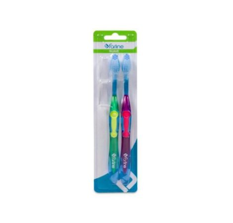 Cepillo Dental Farline Suave Pack 2 Unidades