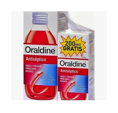 Oraldine Antiseptico 1 Envase 400ml + 1 Envase 200ml Pack