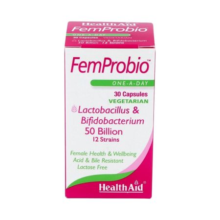 FEMPROBIO LACTOBASILLUS 50.000 MILLONES 30 CAPSULAS