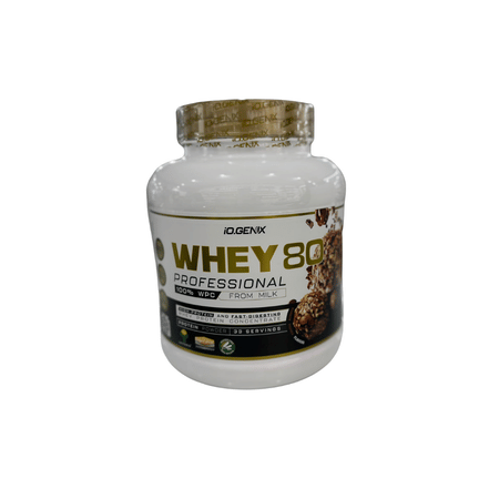 WHEY 80 PROFESIONAL 1KG BOMBON ROCHER IO GENIX