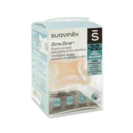 CHUPETE SILICONA FISIOLOGICO SUAVINEX SX PRO ZERO-ZERO -2 - 2 MESES 1 UNIDAD