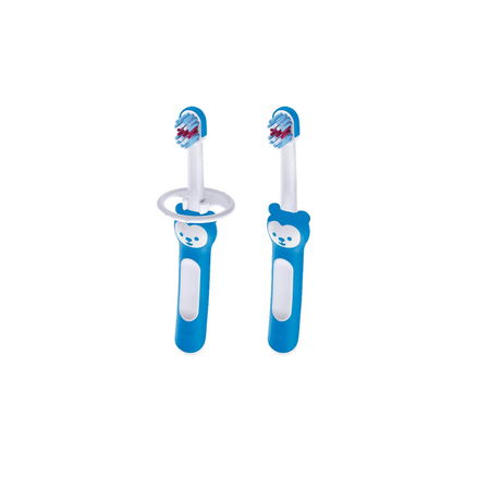 CEPILLO DENTAL INFANTIL BABY´S BRUSH 6+M 1 UNIDAD COLOR AZUL