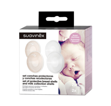 Set conchas protectoras + recolectoras Suavinex