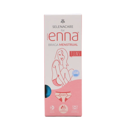 Braga Menstrual Selenacare for Enna Teens Sporty Azul (Talla 158)