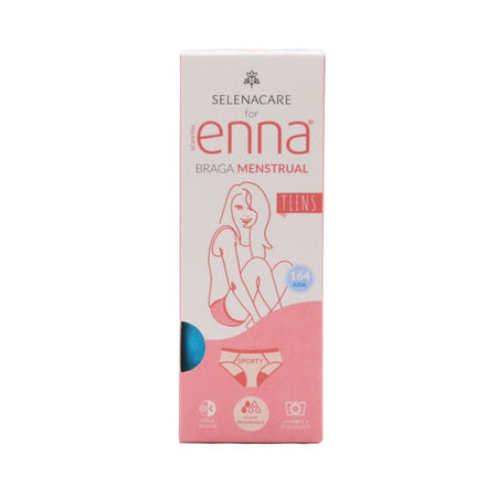 Braga Menstrual Selenacare for Enna Teens Sporty Azul (Talla 164)