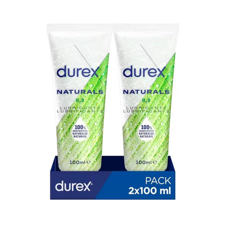 Pack Gel Lubricante Durex Naturals H2O (2 x 100 ml)