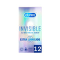 Preservativos Durex Invisible Extra Lubricado 12 uds