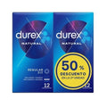 Preservativos Durex Natural Pack Duplo (2x12 uds)