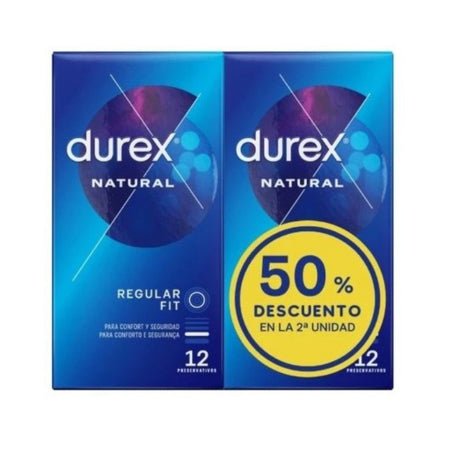 Preservativos Durex Natural Pack Duplo (2x12 uds)